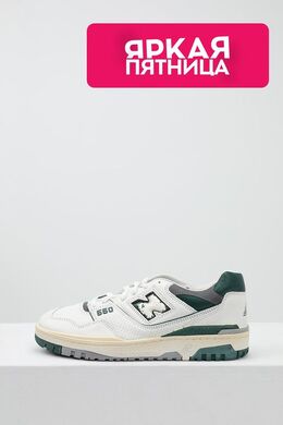 NEW BALANCE: Белые кроссовки  550