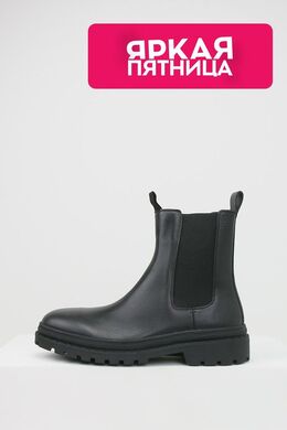 BOSS: Чёрные ботинки 