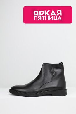 BOSS: Чёрные ботинки 