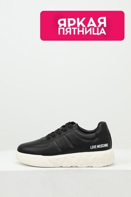 Love Moschino: Чёрные кеды 