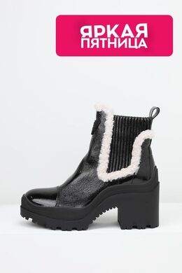 Guess: Чёрные ботинки 