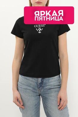 Guess: Хлопковая футболка 