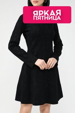 EMPORIO ARMANI: Платье с воротником 