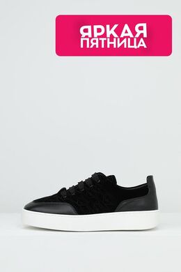 EMPORIO ARMANI: Чёрные кеды 