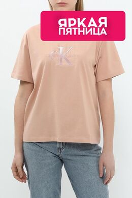 Calvin Klein Jeans: Хлопковая футболка 