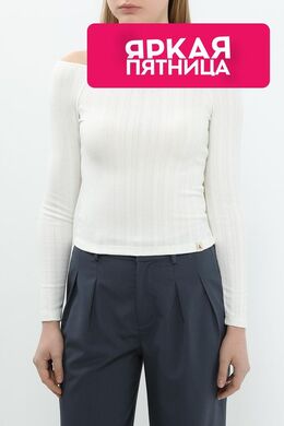 Calvin Klein Jeans: Белый топ 