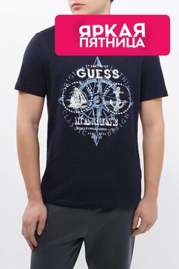 Guess: Хлопковая футболка 