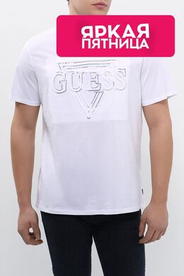 Guess: Хлопковая футболка 