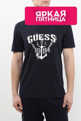 Guess: Хлопковая футболка 