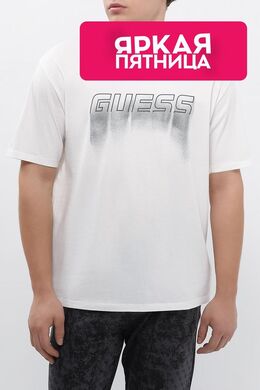 Guess: Хлопковая футболка 
