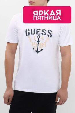 Guess: Хлопковая футболка 