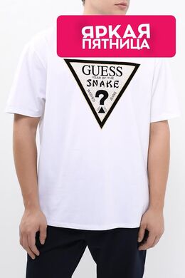 Guess: Хлопковая футболка 