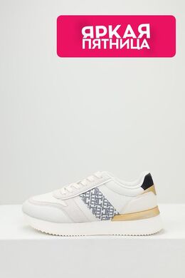 Tommy Hilfiger: Белые кроссовки 
