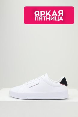 Tommy Hilfiger: Белые кеды 