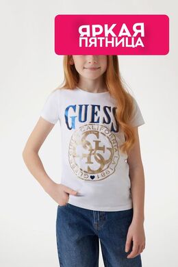 Guess: Хлопковая футболка 