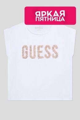 Guess: Хлопковая футболка 
