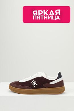 Tommy Hilfiger: Бордовые кеды 