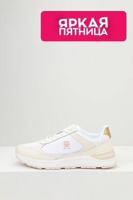 Tommy Hilfiger: Белые кроссовки 