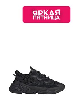 Adidas: Чёрные кроссовки  Ozweego