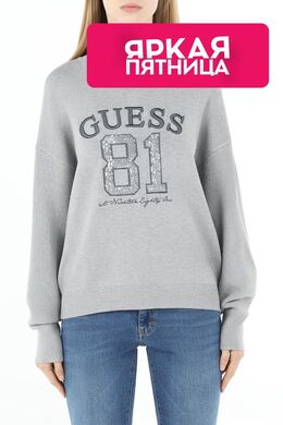 Guess: Серый свитшот 