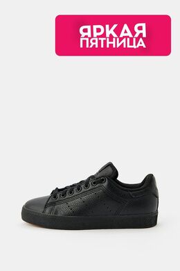 Adidas: Чёрные кроссовки  Stan Smith