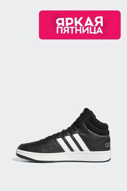Adidas: Чёрные кроссовки  Hoops