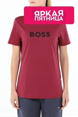 BOSS: Хлопковая футболка 