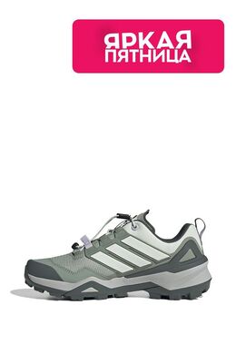 Adidas: Зелёные кроссовки  Terrex