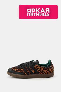 Adidas: Чёрные кроссовки  Samba