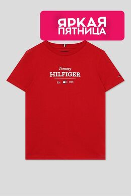 Tommy Hilfiger: Хлопковая футболка 