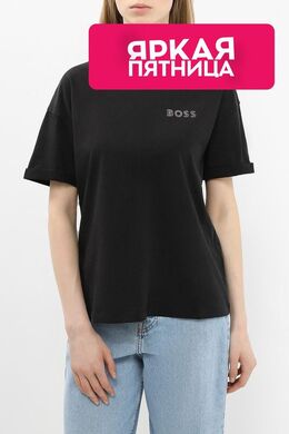 BOSS: Хлопковая футболка 