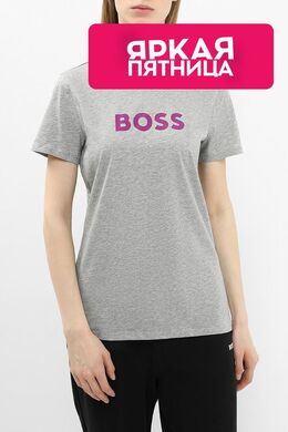 BOSS: Хлопковая футболка 