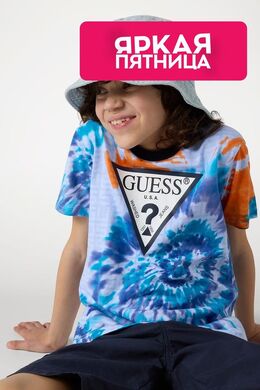 Guess: Хлопковая футболка 