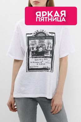 PEPE JEANS: Хлопковая футболка 
