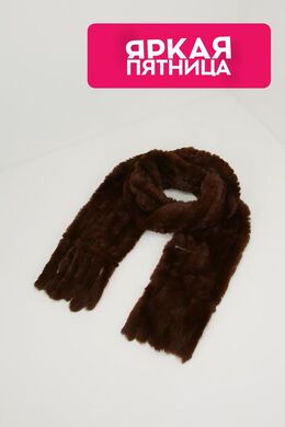 Guess: Коричневый шарф 