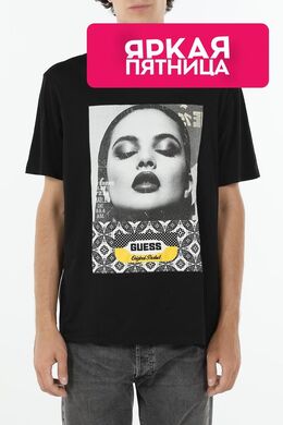 Guess: Хлопковая футболка 