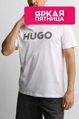 HUGO: Хлопковая футболка 
