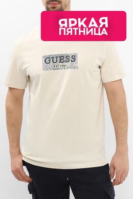 Guess: Хлопковая футболка 