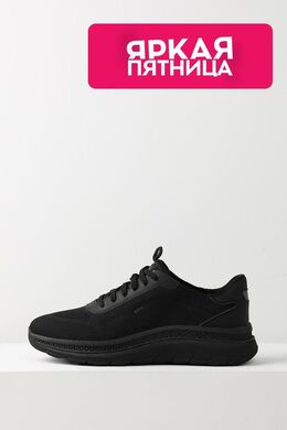 Geox: Чёрные кроссовки 