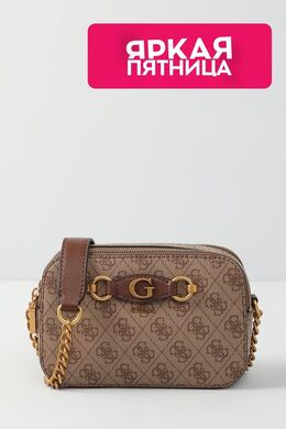 Guess: Коричневая сумка 