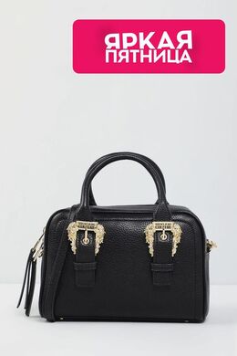 VERSACE JEANS COUTURE: Чёрная сумка 