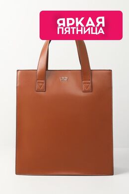 Guess: Коричневая сумка 