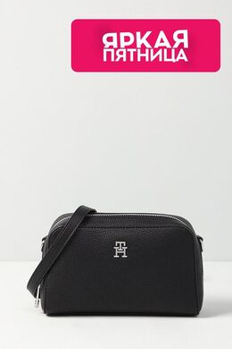 Tommy Hilfiger: Чёрная сумка  TH