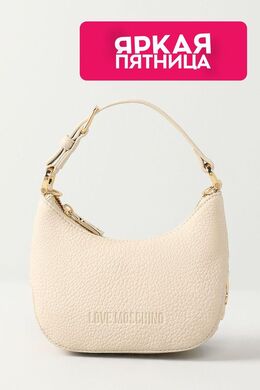 Love Moschino: Бежевая сумка 
