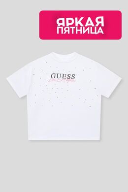 Guess: Хлопковая футболка 