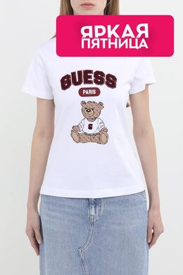 Guess: Хлопковая футболка 