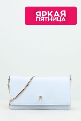 Tommy Hilfiger: Голубая сумка  TH