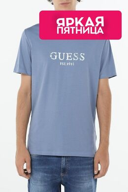 Guess: Хлопковая футболка 