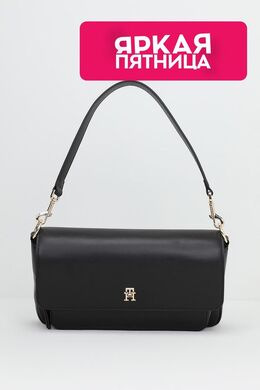 Tommy Hilfiger: Чёрная сумка  Soft