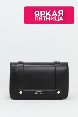 Tommy Hilfiger: Чёрная сумка  TH